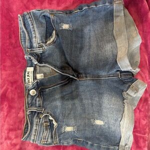 Wax Jean Women's Blue Denim Shorts